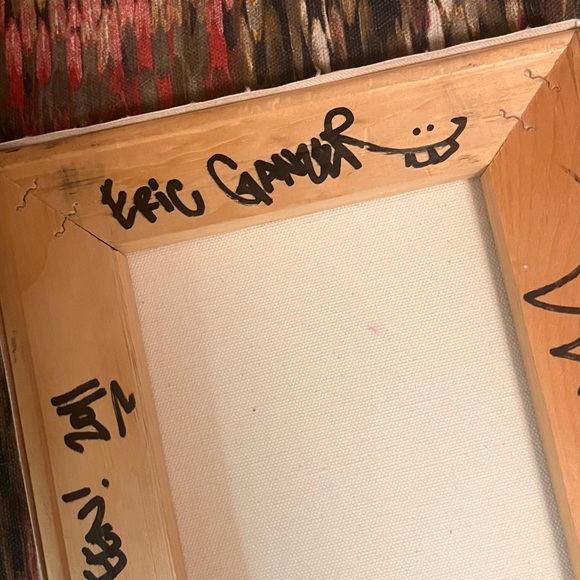 πrare LEπ original vibrant green abstract graffiti painting - Picture 12 of 13